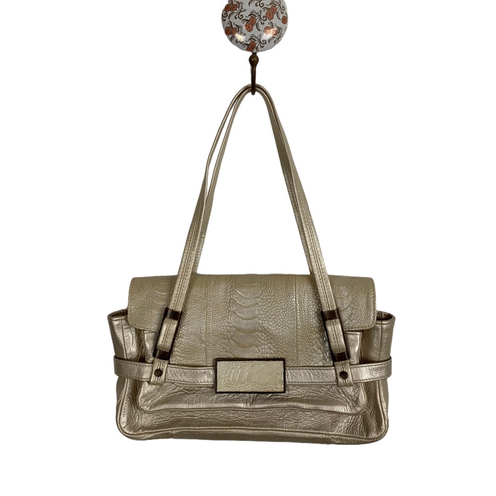 R&Y Augousti Embossed Leather Satchel - LAST CHANCE!